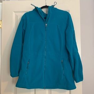 Blue Lands End fleece- great condition